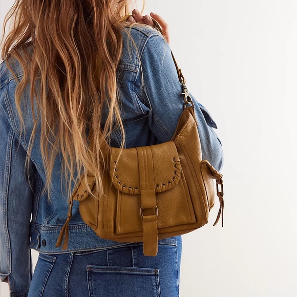 Free people We The Free Baby Leigh Distressed Tote Bag